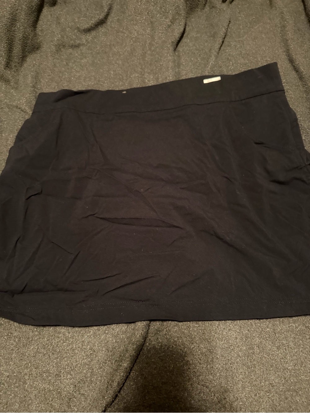 Columbia Black Stretch Mini Skirt